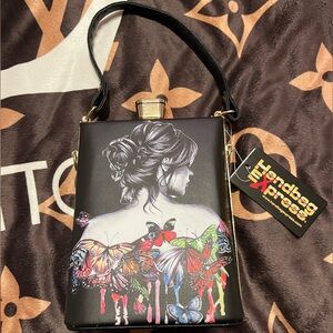 Retro Art NWT Mini Trapezoid HandBag Crossbody